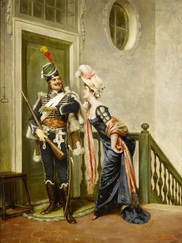 The gallant officer by Frederic Soulacroix